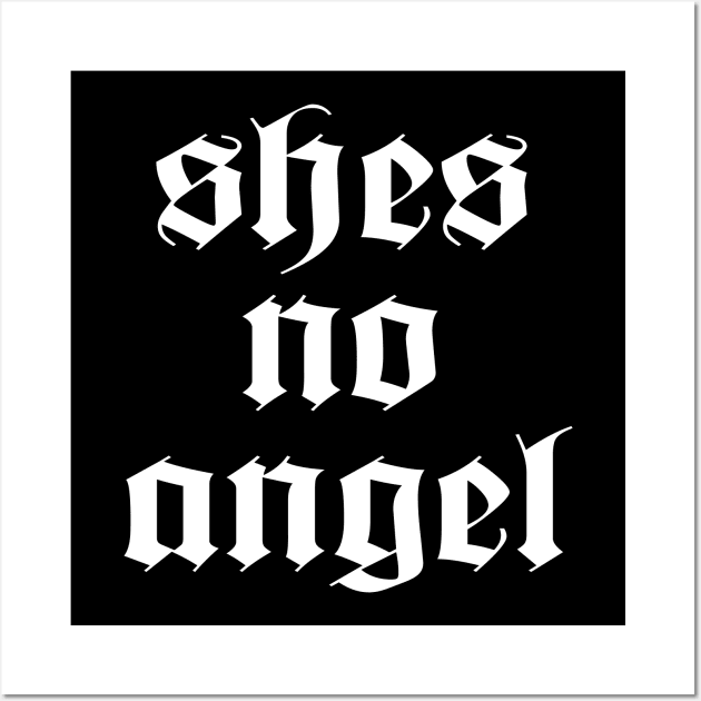 She's No Angel Wall Art by sunima